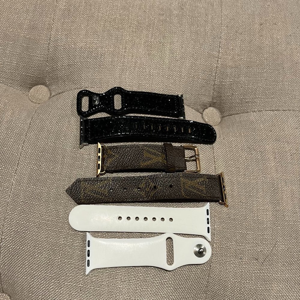 Apple watch bands. 3 sets. For a 38MM Watch